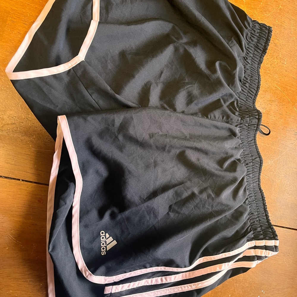 Adidas Prime Green Black & Pink Running Shorts Drawstring & Mesh Insert size XL